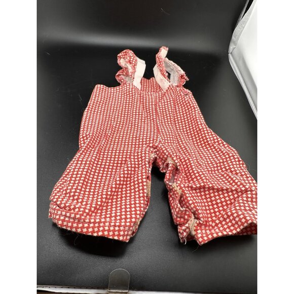 Vtg 1983 Cabbage Patch Kids Red White Plaid With Lacy Shirt Romper Coleco-1 - Picture 11 of 15